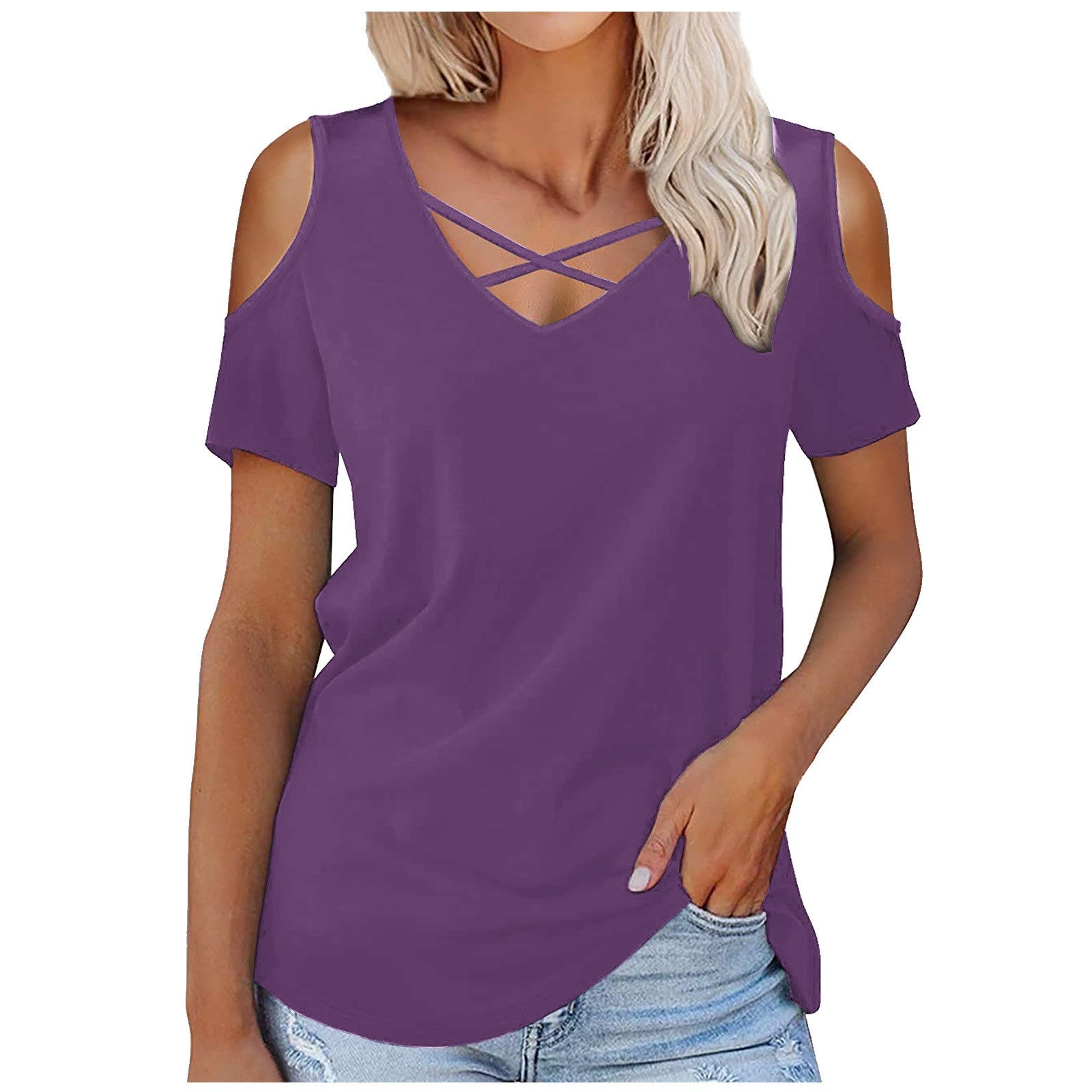 Alina V-Neck Relaxed Tee