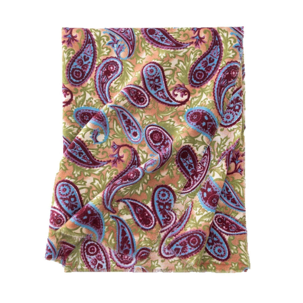 Amara Paisley Cashmere-Feel Scarf