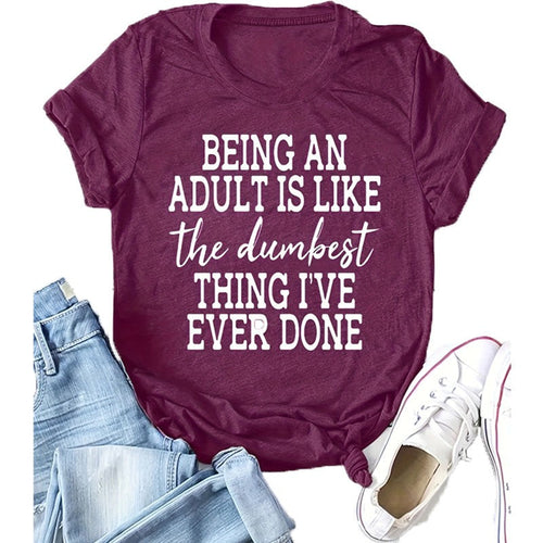 Amara Reflection Quote Tee