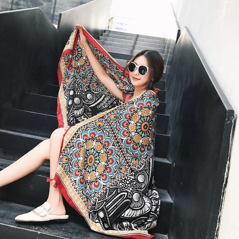 Amaya Ethnic Oversized Scarf