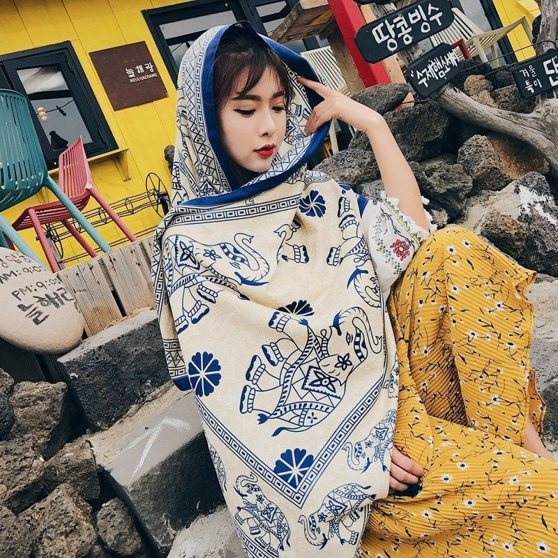 Amaya Ethnic Oversized Scarf