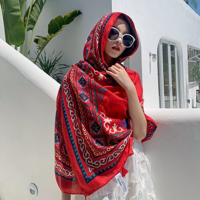 Amaya Ethnic Oversized Scarf