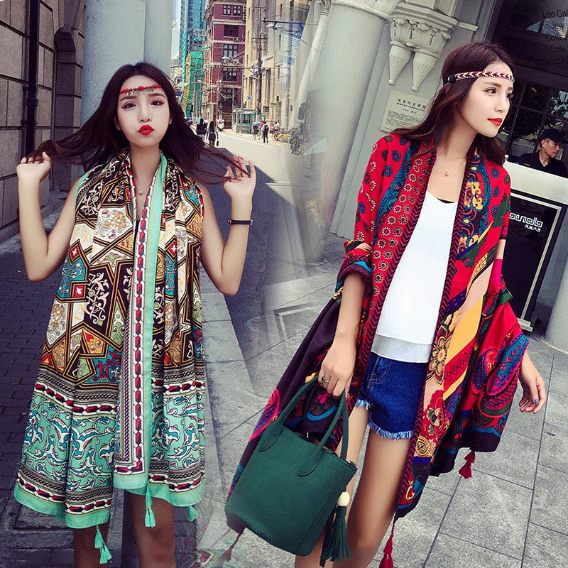Amaya Ethnic Oversized Scarf