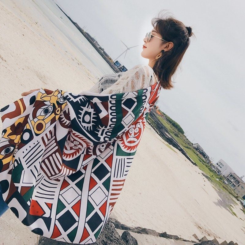 Amaya Ethnic Oversized Scarf