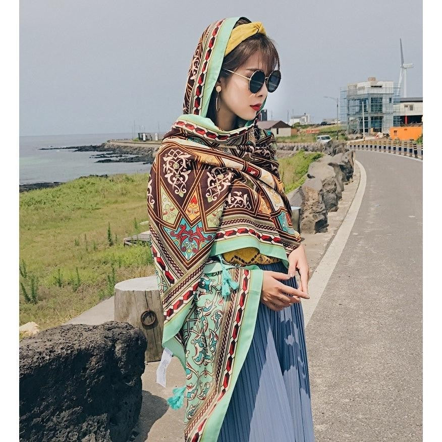 Amaya Ethnic Oversized Scarf