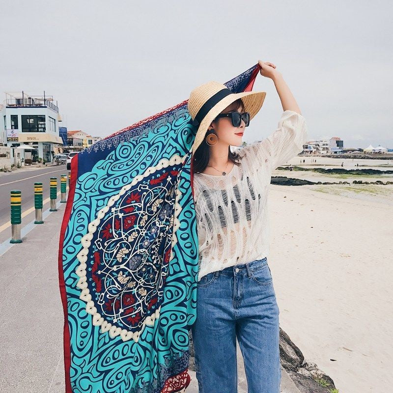 Amaya Ethnic Oversized Scarf