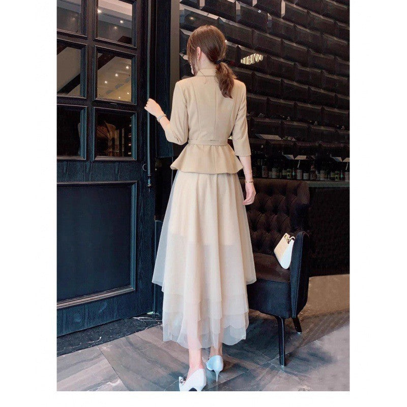 Calira Belted Midi Dress Set