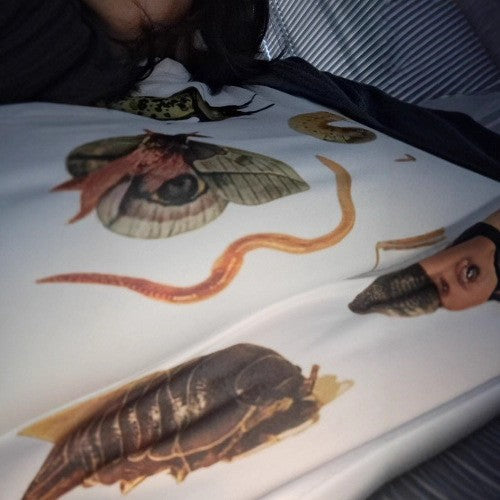 Calla Insect Print Crop Tee