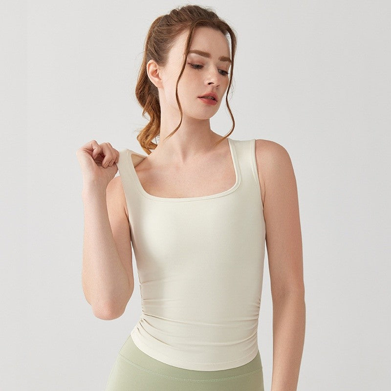 Eira Yoga Tank with Built-in Cup
