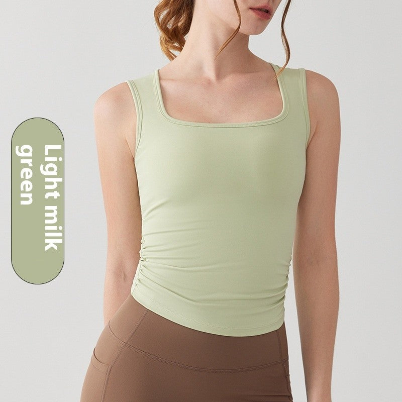 Eira Yoga Tank with Built-in Cup
