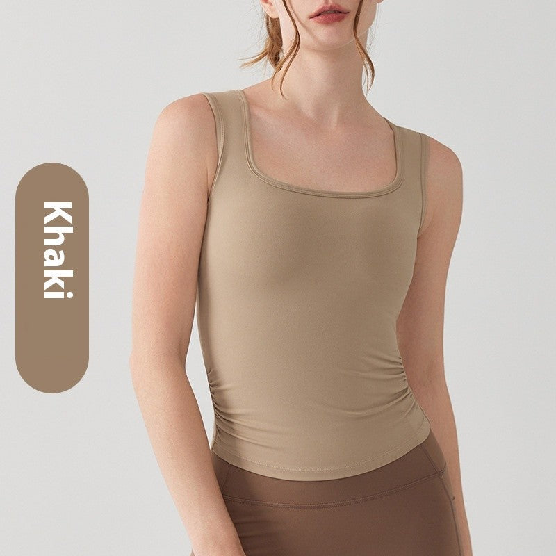 Eira Yoga Tank with Built-in Cup
