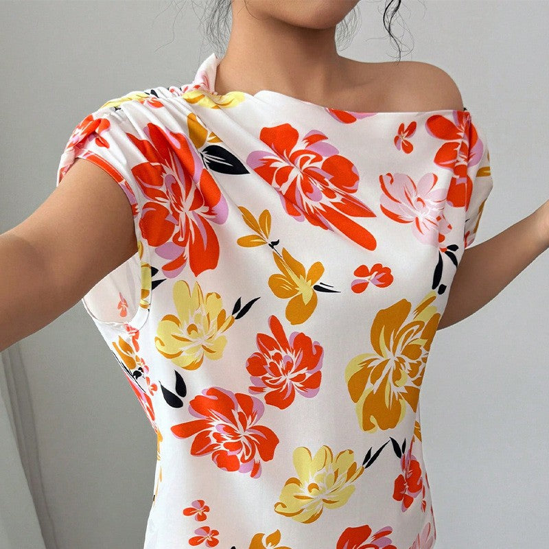 Elira Floral Vacation Top
