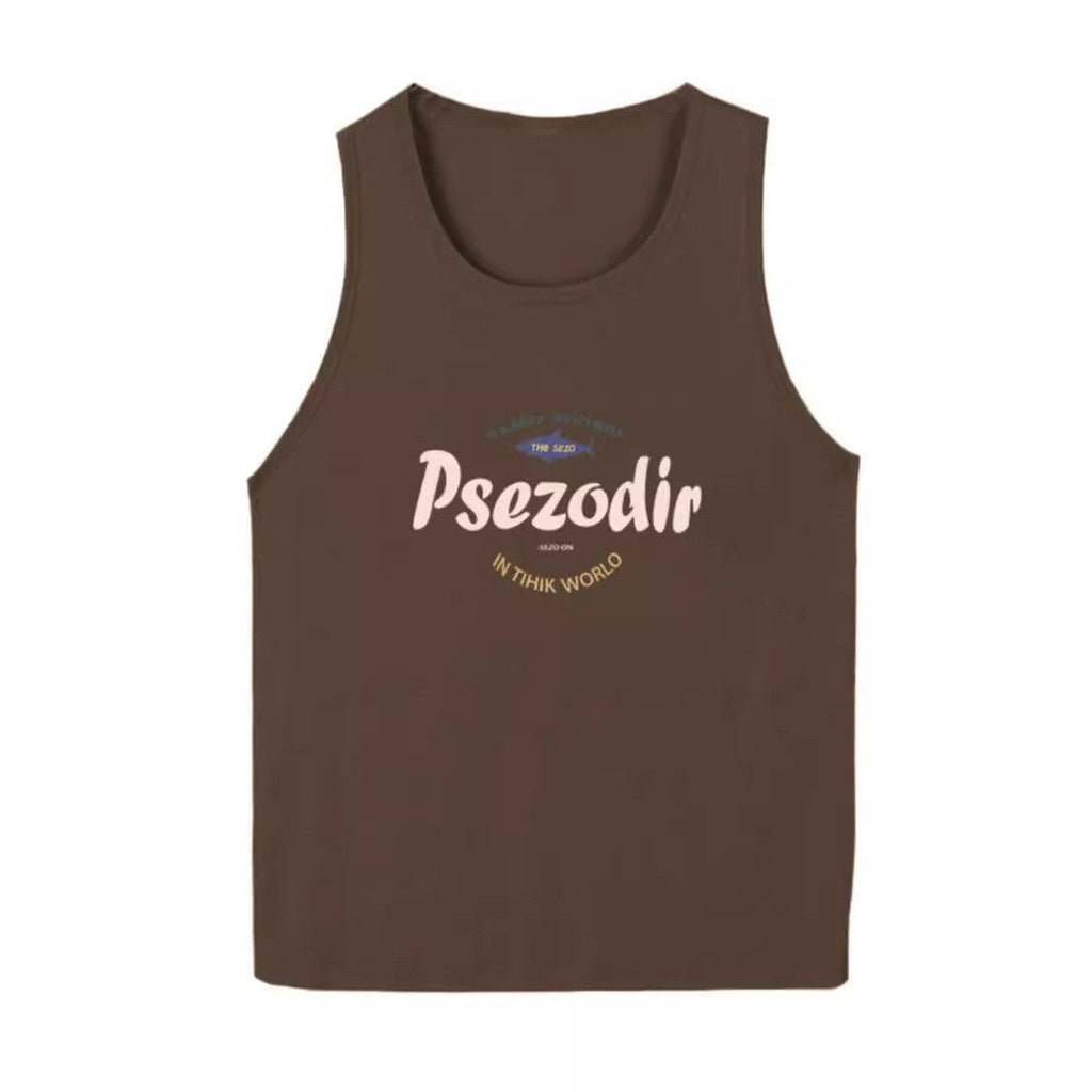 Freya Retro Letter Tank