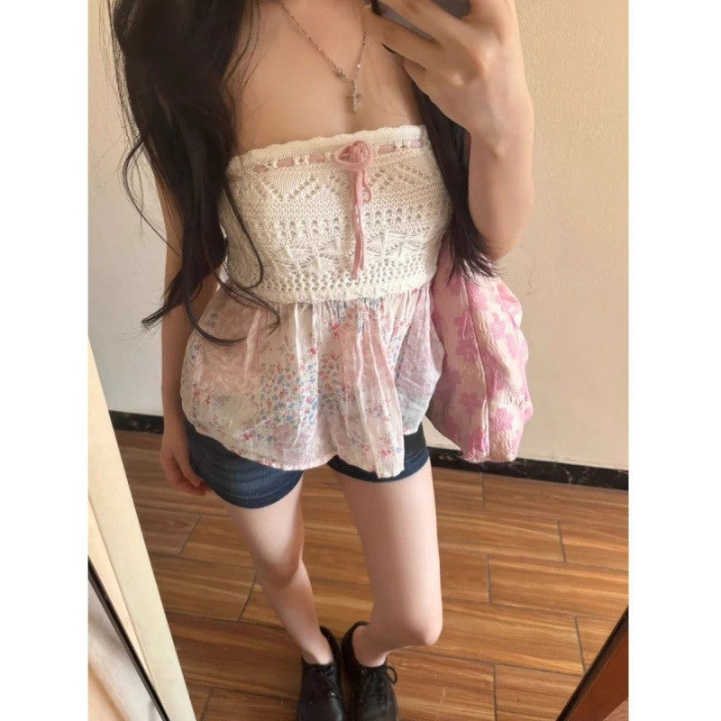 Isla Hollow Knit Tube Top