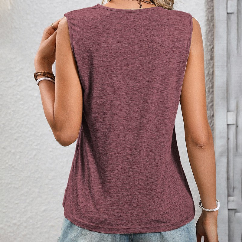 Kaia V-Neck Tunic Blouse