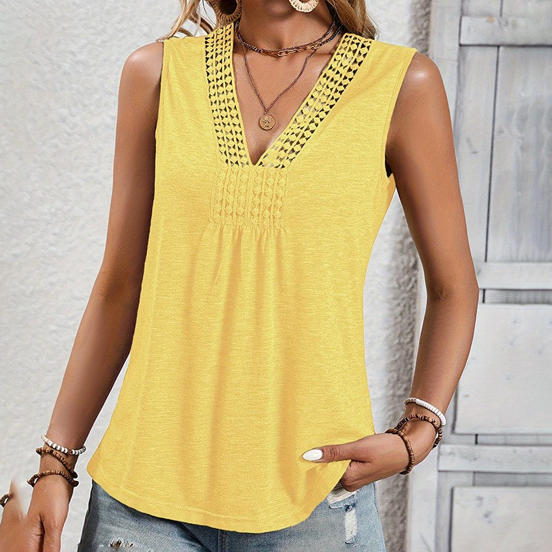 Kaia V-Neck Tunic Blouse