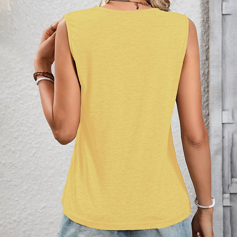 Kaia V-Neck Tunic Blouse