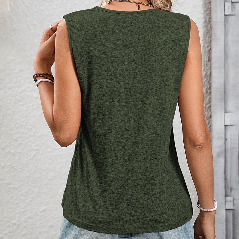 Kaia V-Neck Tunic Blouse