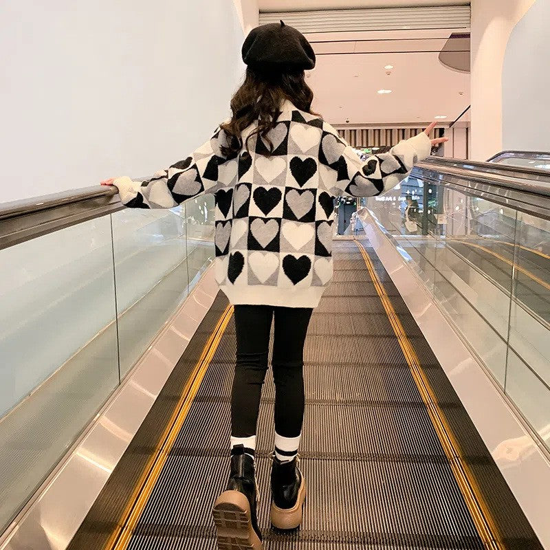 Lani Heart-Knit Pullover