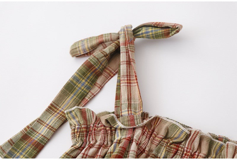 Liora Plaid Bow Camisole