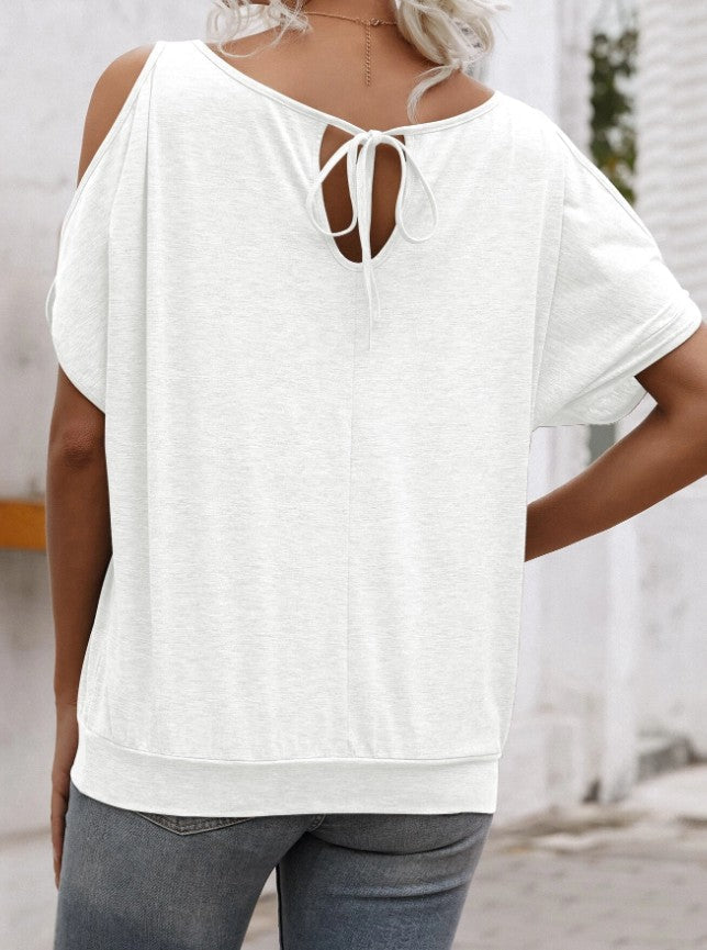 Maris Cold Shoulder Tie-Back Top