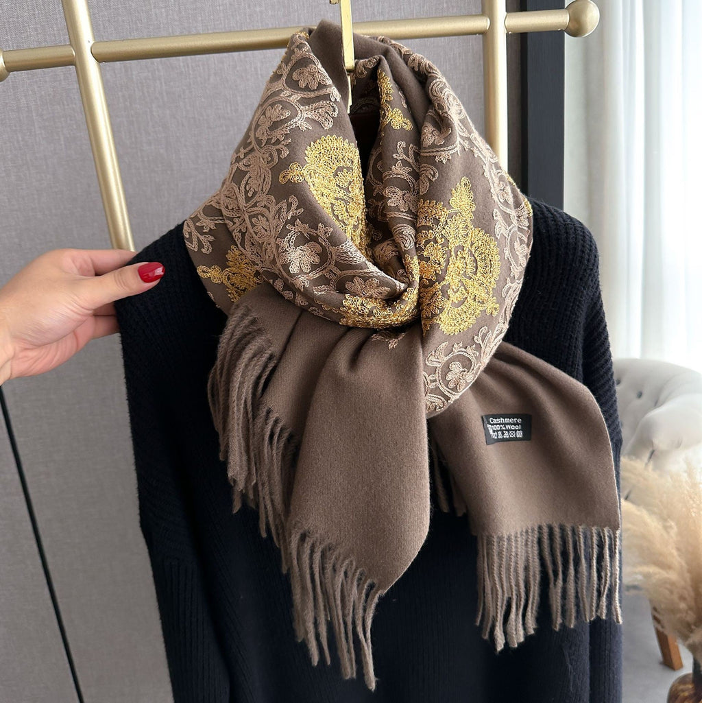 Naya Totem Embroidered Shawl