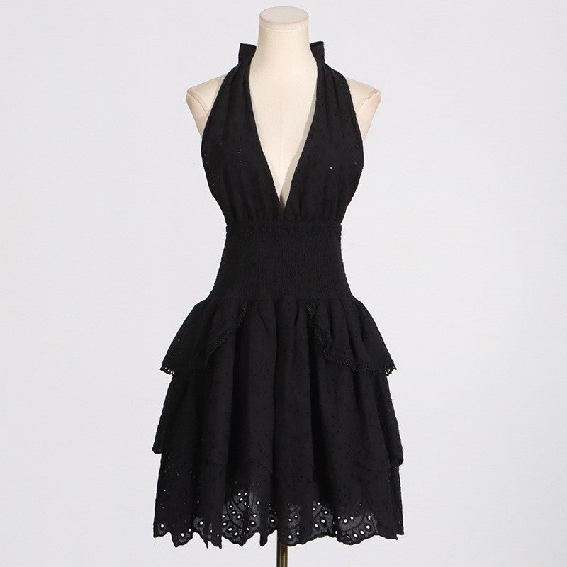 Nyla Halter Backless Dress