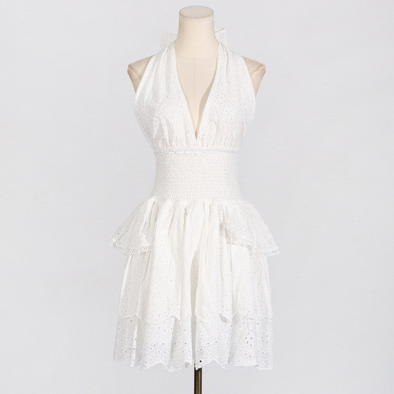 Nyla Halter Backless Dress