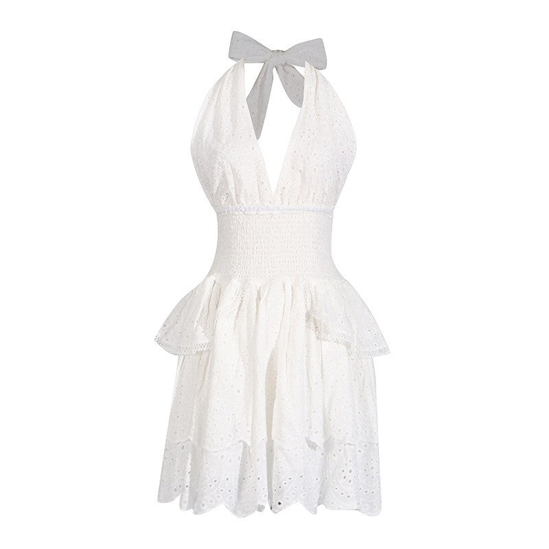 Nyla Halter Backless Dress