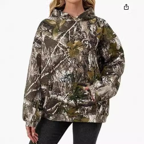 Rylin Urban Camo Drop Hoodie