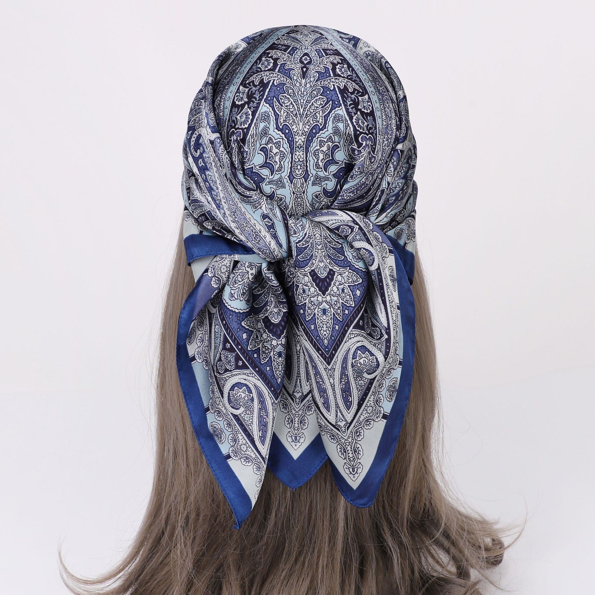 Saphira Satin Square Scarf