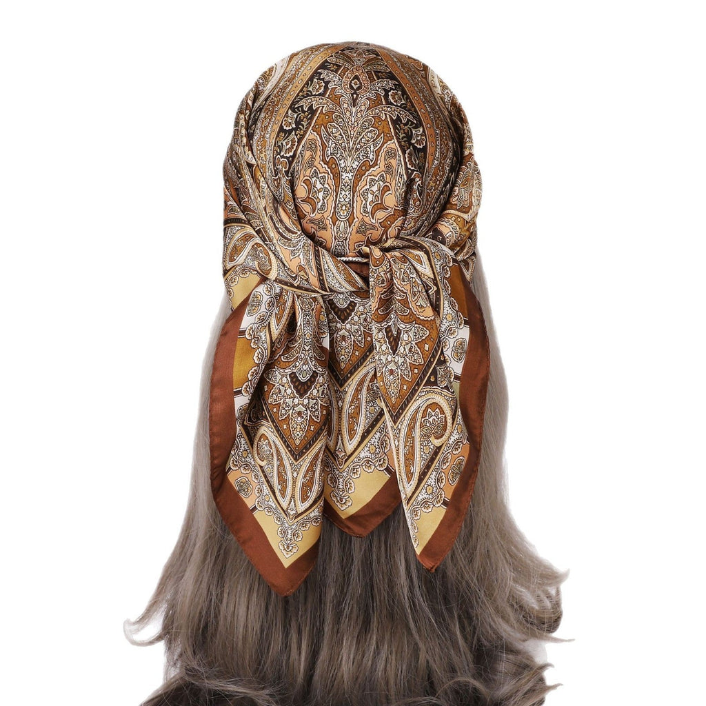 Saphira Satin Square Scarf