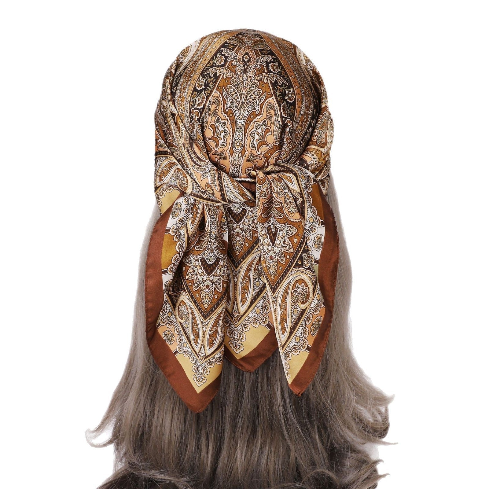 Saphira Satin Square Scarf