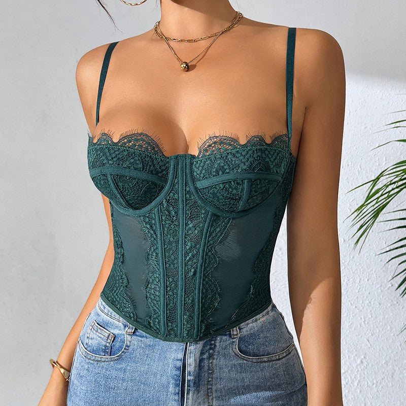 Veyra Satin Corset Camisole
