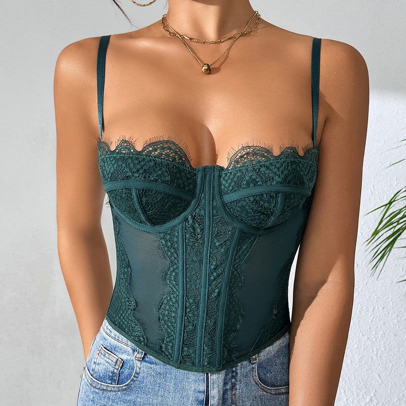 Veyra Satin Corset Camisole