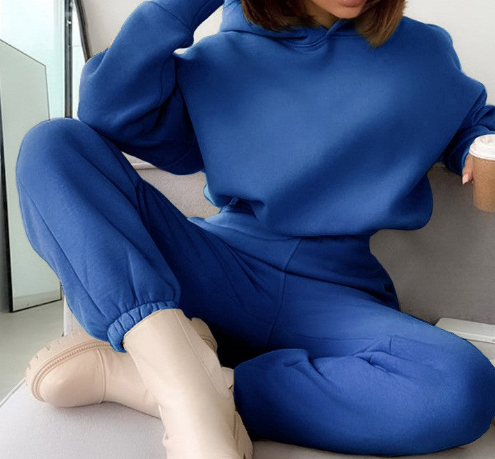 Zayla Cropped Hooded Set