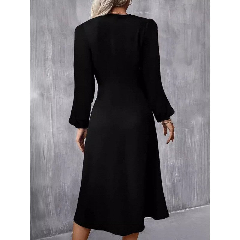 Zerina Puff Sleeve Midi Dress