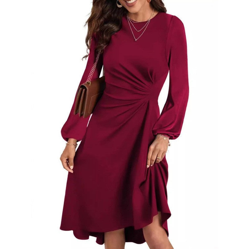 Zerina Puff Sleeve Midi Dress