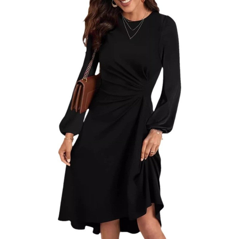 Zerina Puff Sleeve Midi Dress