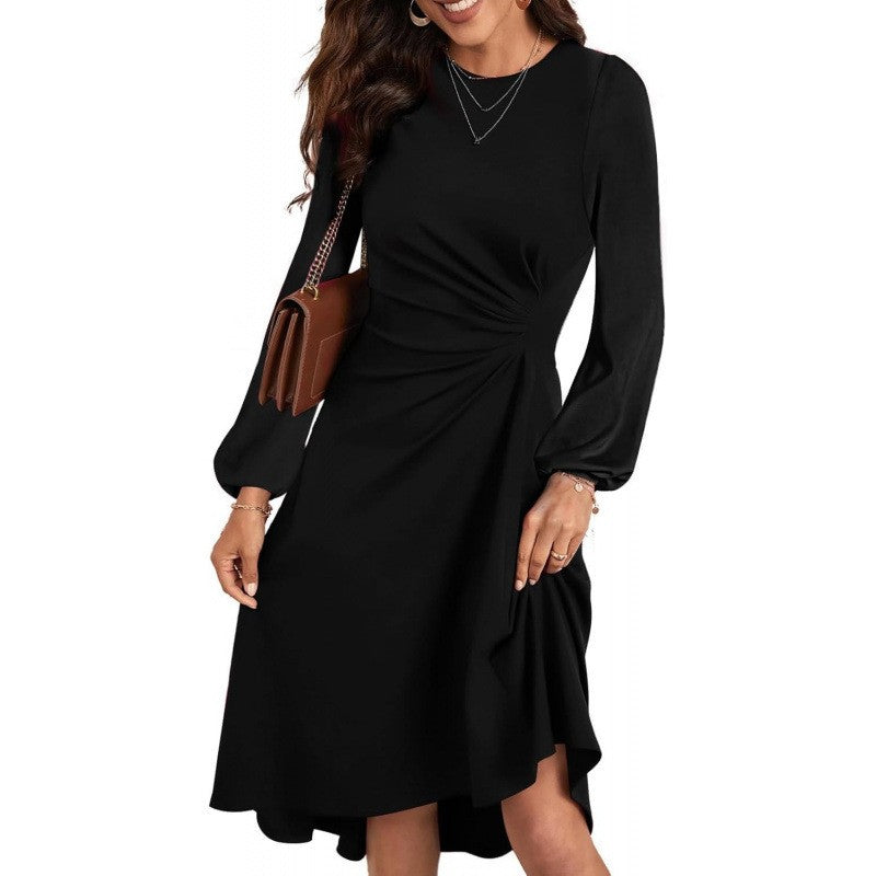 Zerina Puff Sleeve Midi Dress