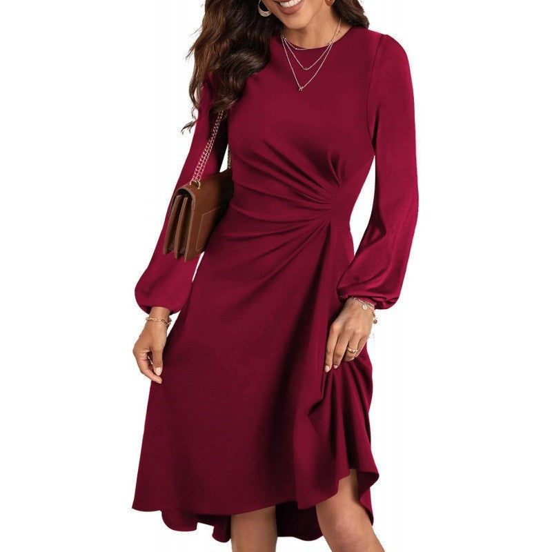 Zerina Puff Sleeve Midi Dress